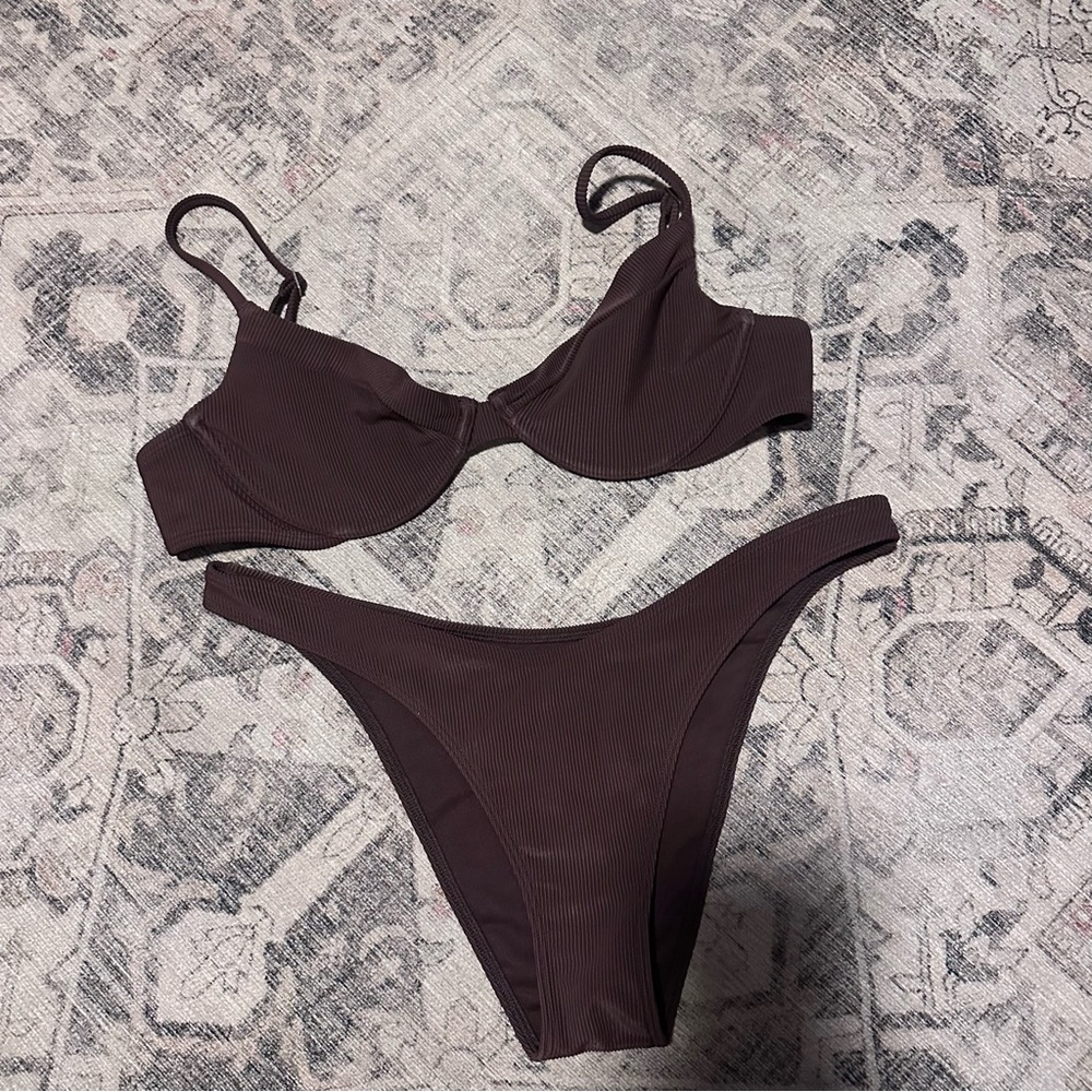 Abercrombie & Fitch Brown Bikini Swimwear